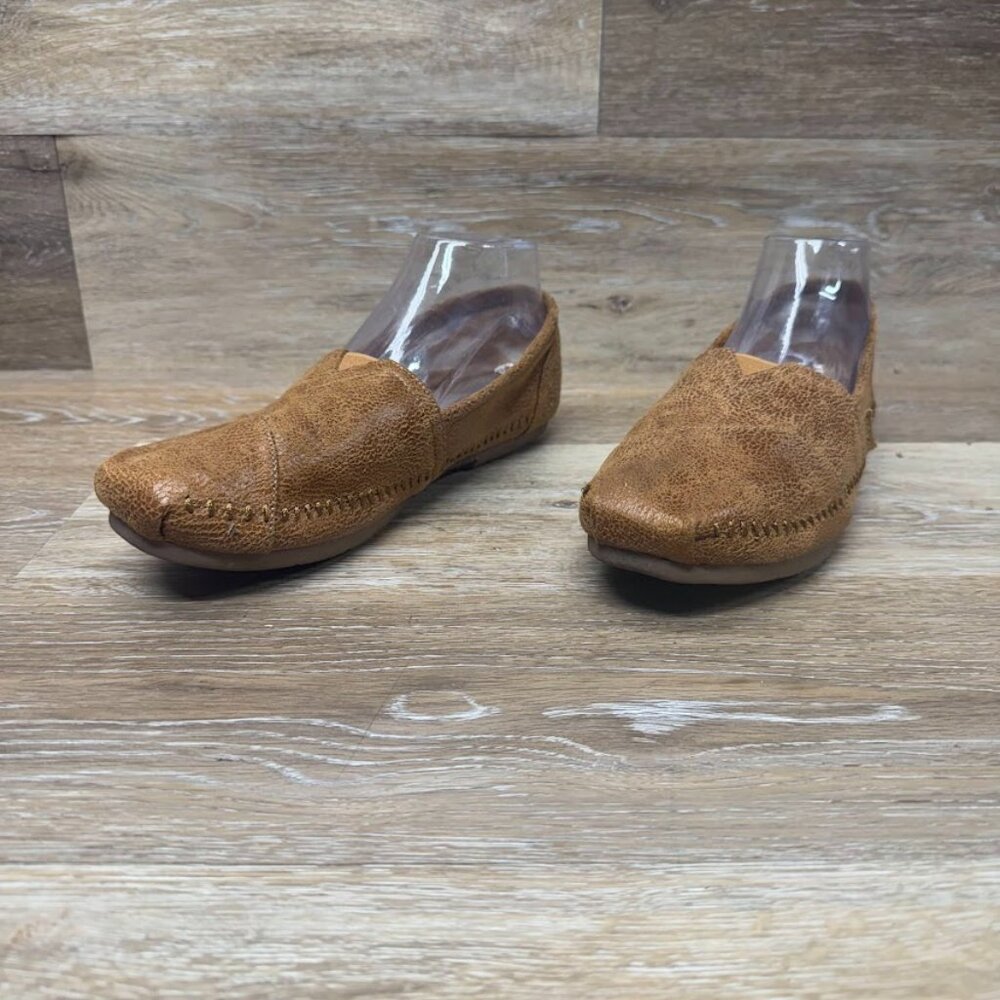 BOBS from Skechers Rain Dance Brown Lightweight Slip On Flats Women's Size 10